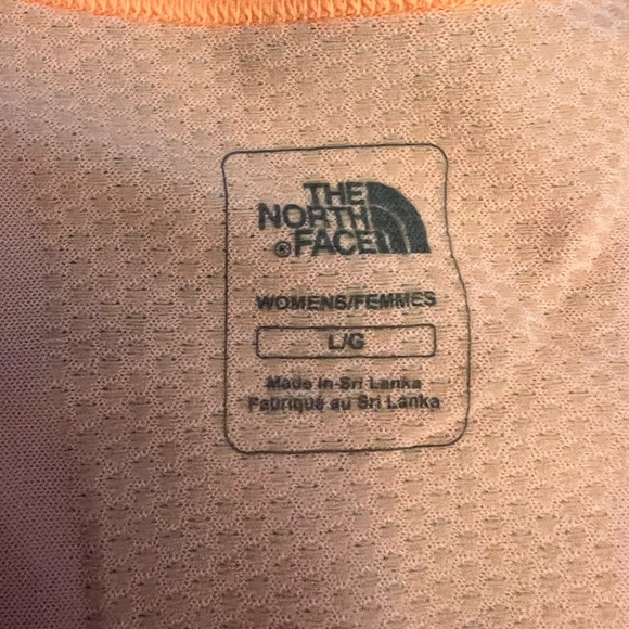 The North Face Women's Bright Orange V-Neck Tee - Picture 2 of 8